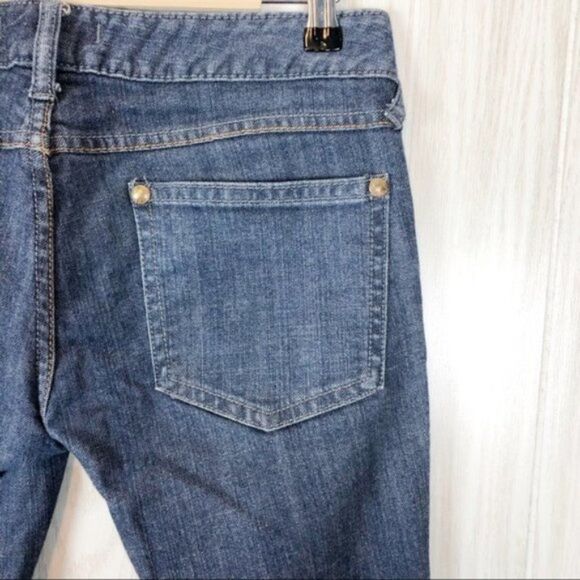 Free People | Dark Wash Skinny Jeans Ankle Zipper Detail Size 28 - Picture 4 of 6